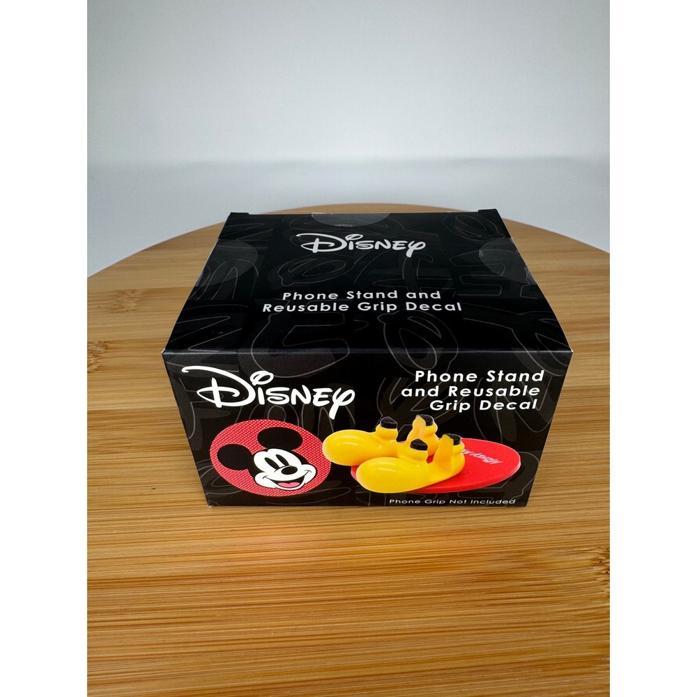 Disney Mickey Mouse Yellow Feet Phone Stand Reusable Grip Decal New‎ (Other)